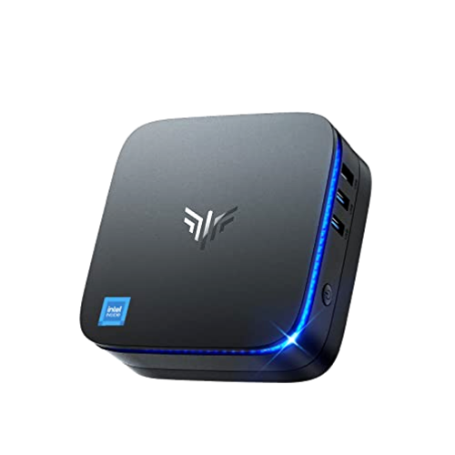 NiPoGi AK1 Plus Mini PC Intel 12TH Alder Lake-N95(hasta 3.4GHz,15W), 16GB DDR4 512GB M.2 SSD,Ordenadores de Sobremesa,2xHDMI/4K@60HZ/BT4.2/RJ45-LAN, Mini Computadora Torre PC para Negocios/Escuela