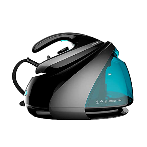 Cecotec Centro de Planchado Compacto Fast&Furious 8060 Ultra. 3000 W, 15 Bares de Presión, Suela Ultradeslizante con Revestimiento de Óxido de Titanio, Golpe de vapor de 750 g/min