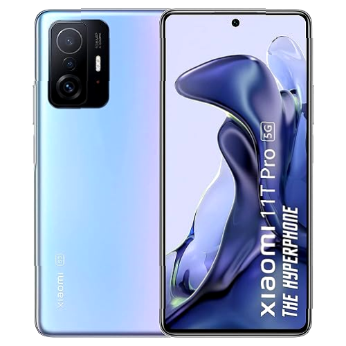 Xiaomi Smartphone 11T Pro 5G (8+128 GB, pantalla AMOLED de 6,67 pulgadas y 120 Hz y Dolby Vision, calidad profesional de 108 MP, Qualcomm Snapdragon 888, 120 W) Xiaomi Hyper Charge) Azul