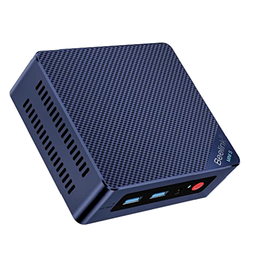 Beelink Mini S12 Pro Mini PC, Mini Ordenador de Sobremesa con Alder Lake-N N100, 16GB DDR4 +500GB M.2 PCIe 2280 NVMe SSD, WIFI6, Dual HDMI, Pantalla Dual, 1000Mbps, BT 5.2