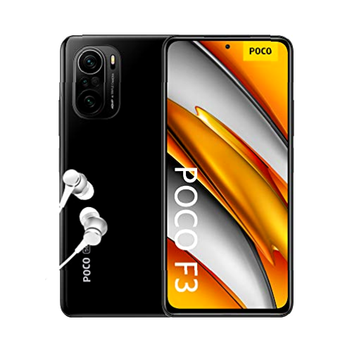 Xiaomi MZB08REEU Poco F3 5G Smartphone 6.67 Pulgadas, 120 Hz AMOLED DotDisplay, Snapdragon 870, Cámara Triple de 48MP, 4520 mAh, Color Negro Nocturno, 128 GB