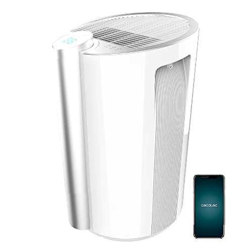 Cecotec Deshumidificador Big Dry 9000 Professional Connected. Temporizador 12h, 20L/día, Depósito extraíble 4,5L, Cobertura 250 m3/h, Gas R290, Silencioso, Ajuste Humedad, Control Wifi