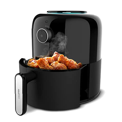 Cecotec Freidora sin Aceite de 2,5 L de Aire Caliente Cecofry Pixel 2500. 1000 W, Dietética, Manual y Compacta, Temporizador, Control de Temperatura, Tecnología PerfectCook, Pies Anti-deslizantes