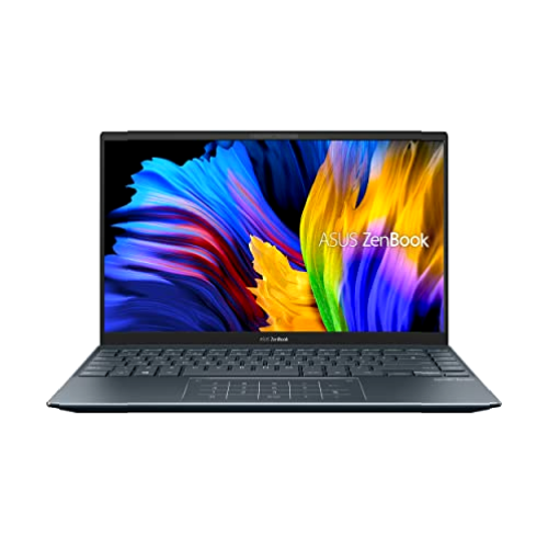 ASUS ZenBook 14 UM425QA-KI262 - Ordenador Portátil Full HD (AMD Ryzen 5 5600H, 16GB RAM, 512GB SSD, Radeon Graphics, Sin Sistema Operativo) Gris Pino - Teclado QWERTY español