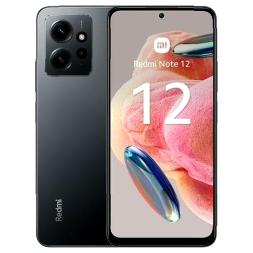 Xiaomi Redmi Note 12- Smartphone 4GB RAM 128GB ROM AMOLED Pantalla 6,67'' FHD+ Snapdragon 685 Cámara Profesional 50MP 5000mAh Onyx Gris [Versión Global]